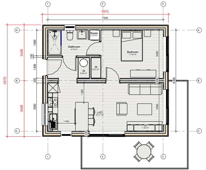 Intelligent layout for everyday living