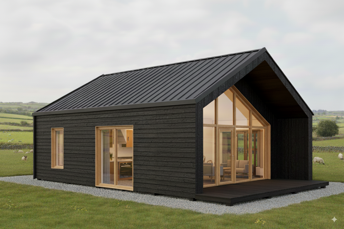 Residential 45m2 + deck Zinc